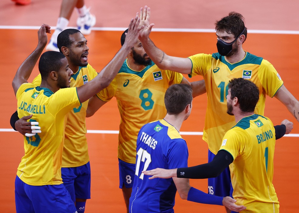 Brasil enfrenta o Japão nas quartas de final do vôlei masculino