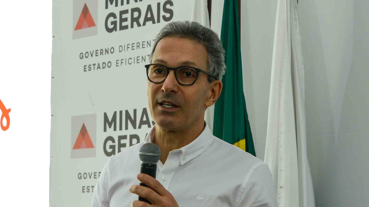 Romeu Zema diz que ‘trem de Minas’ está nos trilhos e critica gestão petista