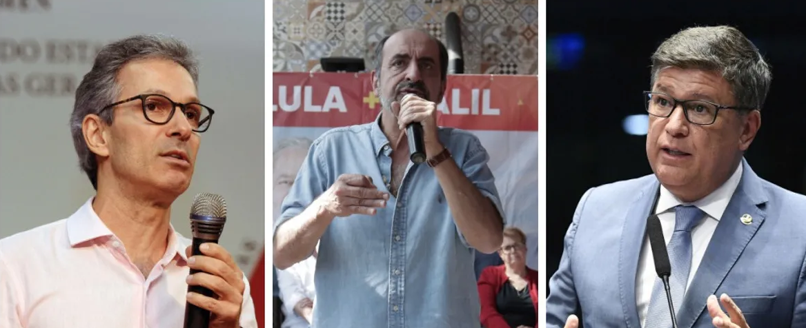 Genial/Quaest: Zema lidera com 47%; Kalil tem 28%; Viana, 4%